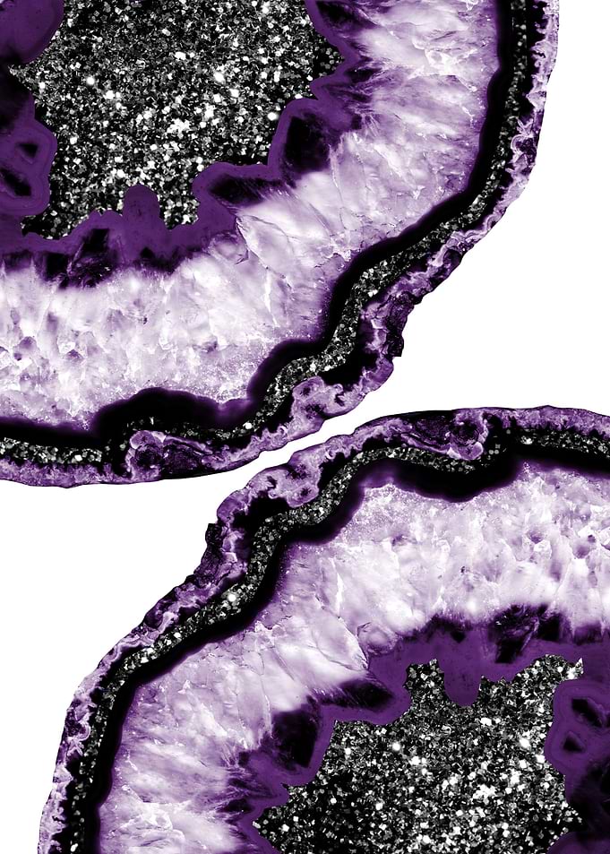 Yin Yang Agate Glitter 16