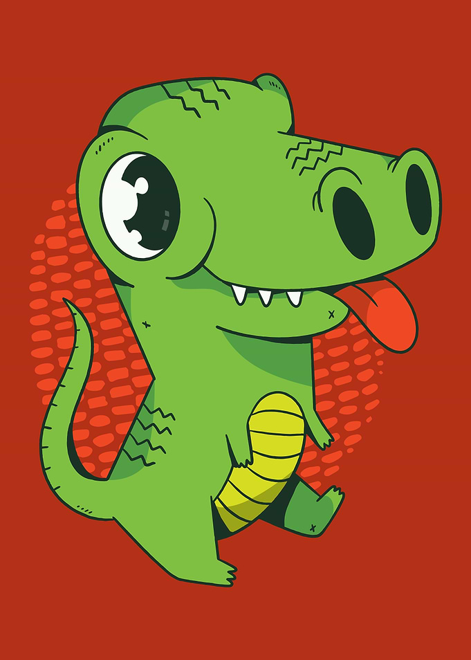 Cute baby Dino