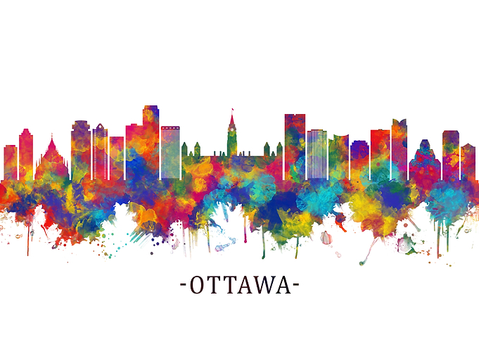 Ottawa Canada Skyline