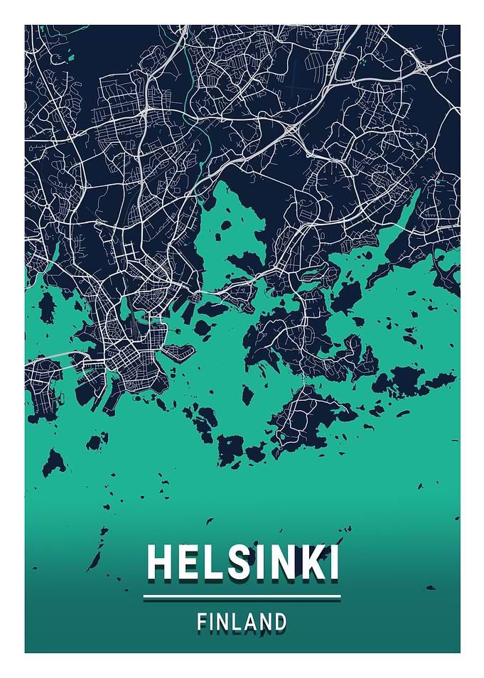 Helsinki Blue Dark Color