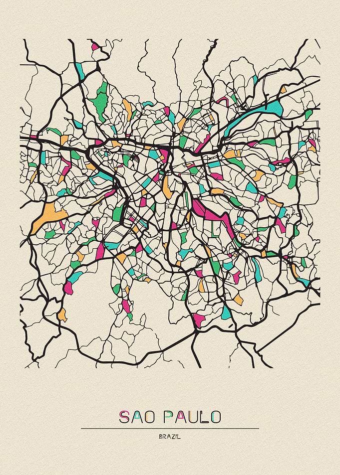 Sao Paulo Map