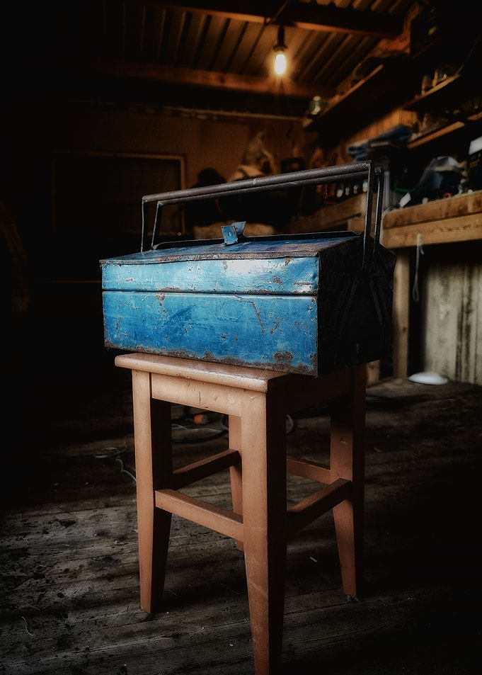 Toolbox blue
