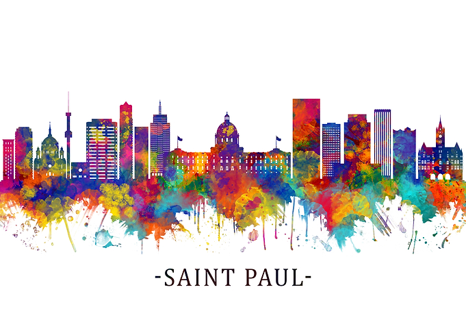 Saint Paul Skyline