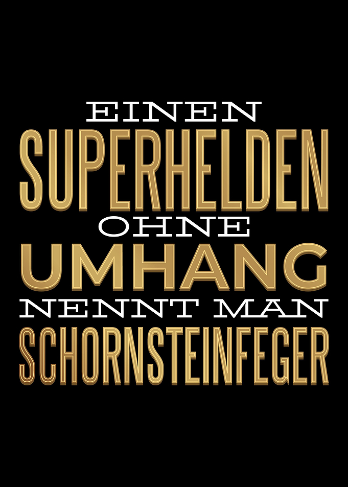 Superheld Schornsteinfeger