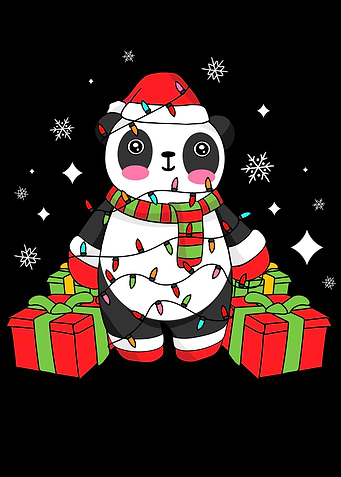 Panda Christmas