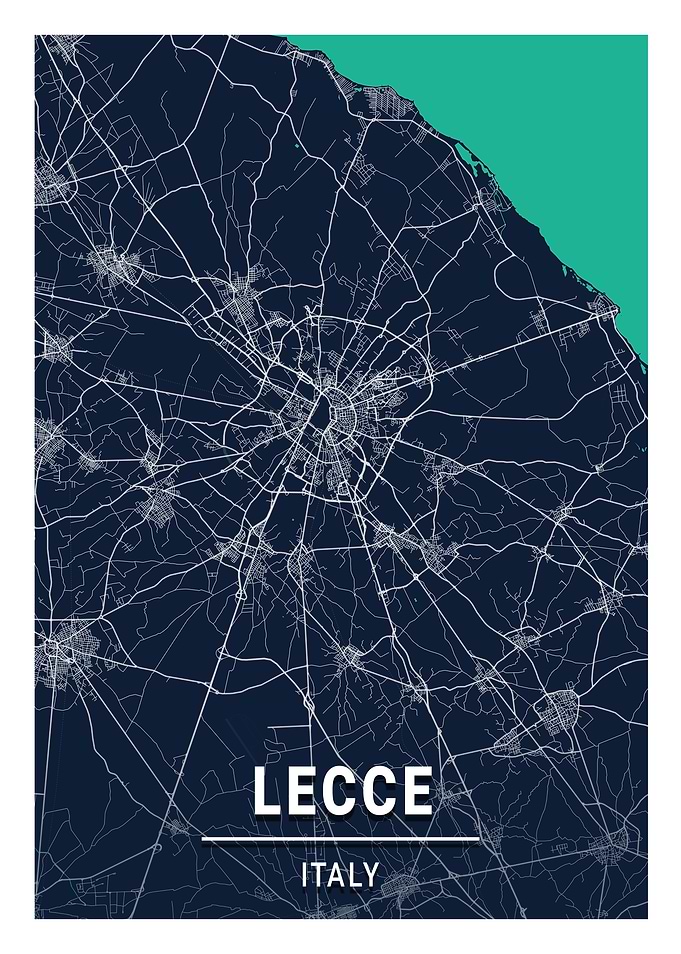 Lecce Blue Dark Color City