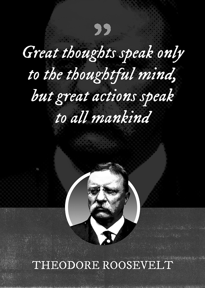 Great thoughts speak only