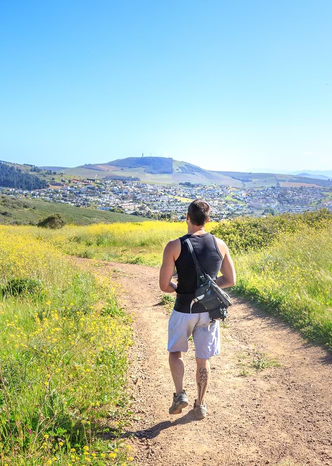 Man on a journey
