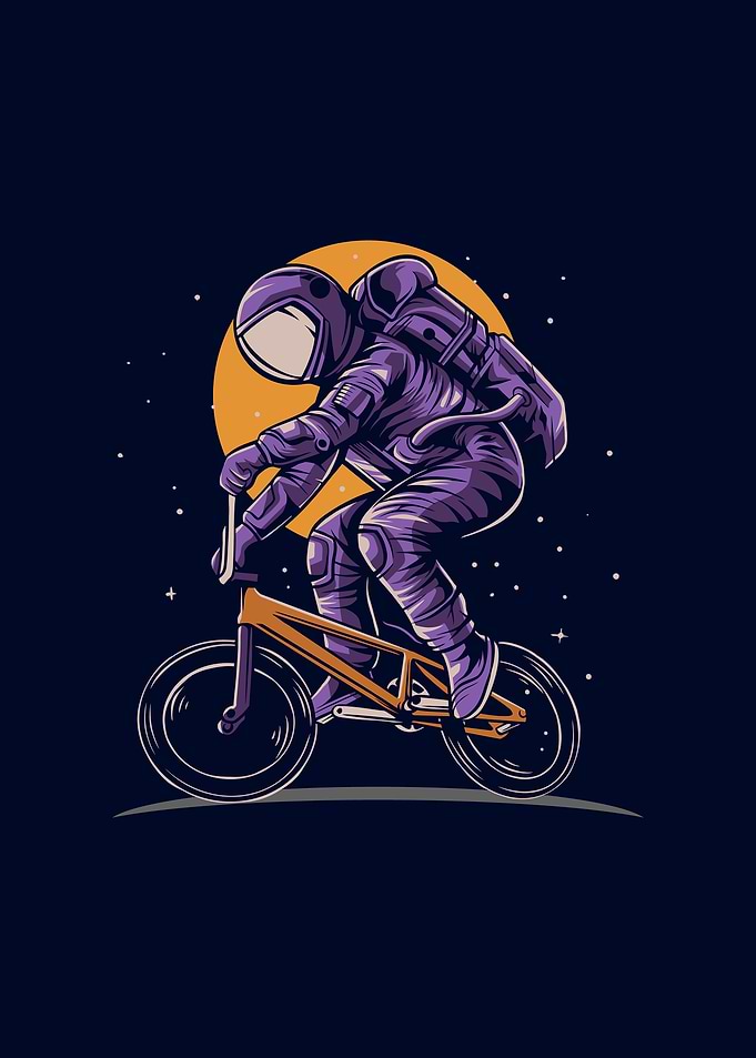 Astronaut and Space