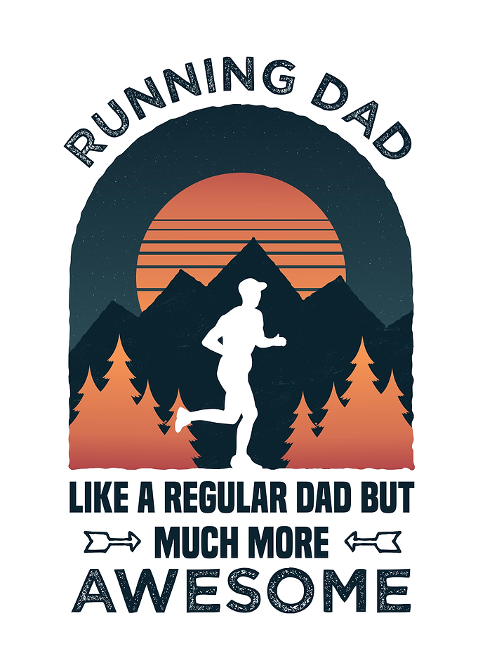Running Dad Fathers Day