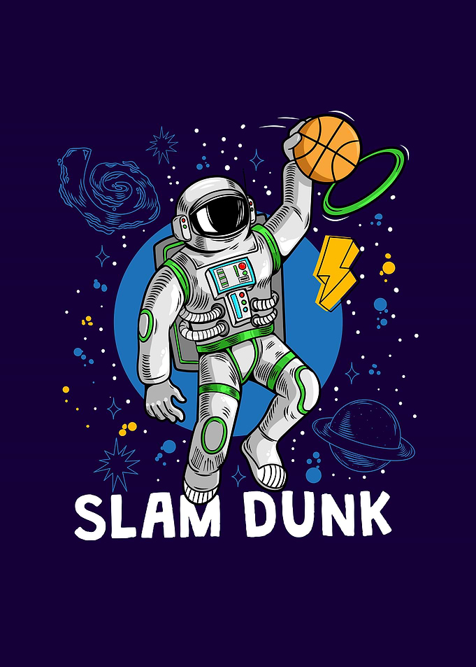 Astronaut and Space