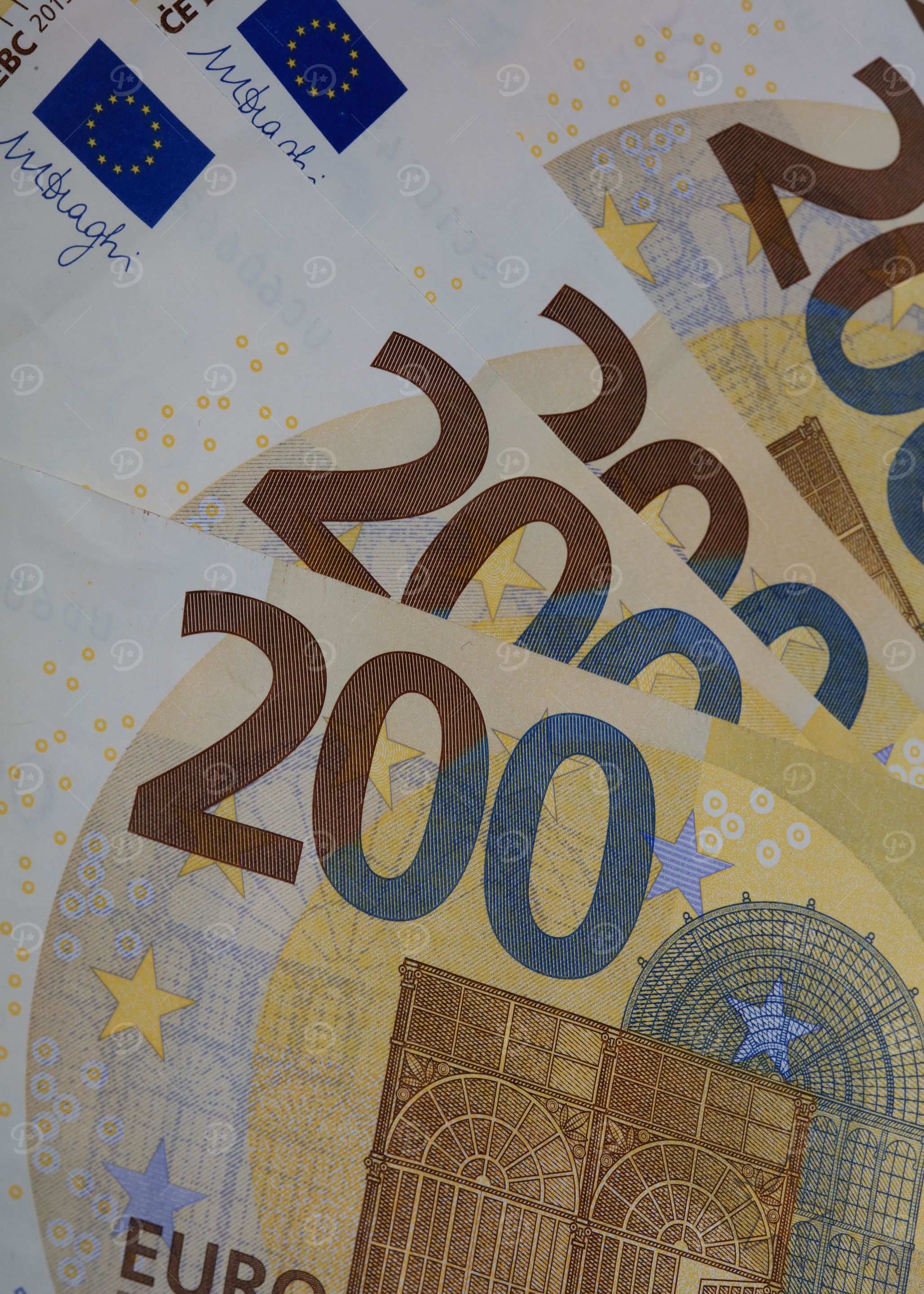Euro money 200 hundred