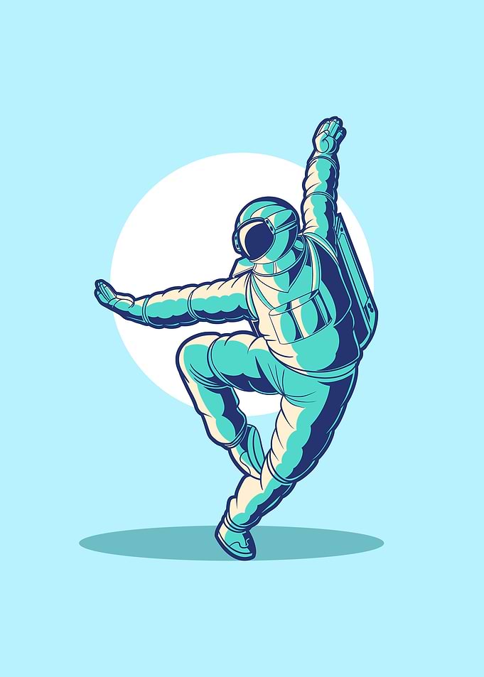 Astronaut and Space