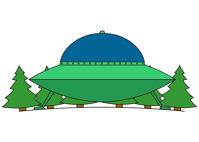 Spaceship landed