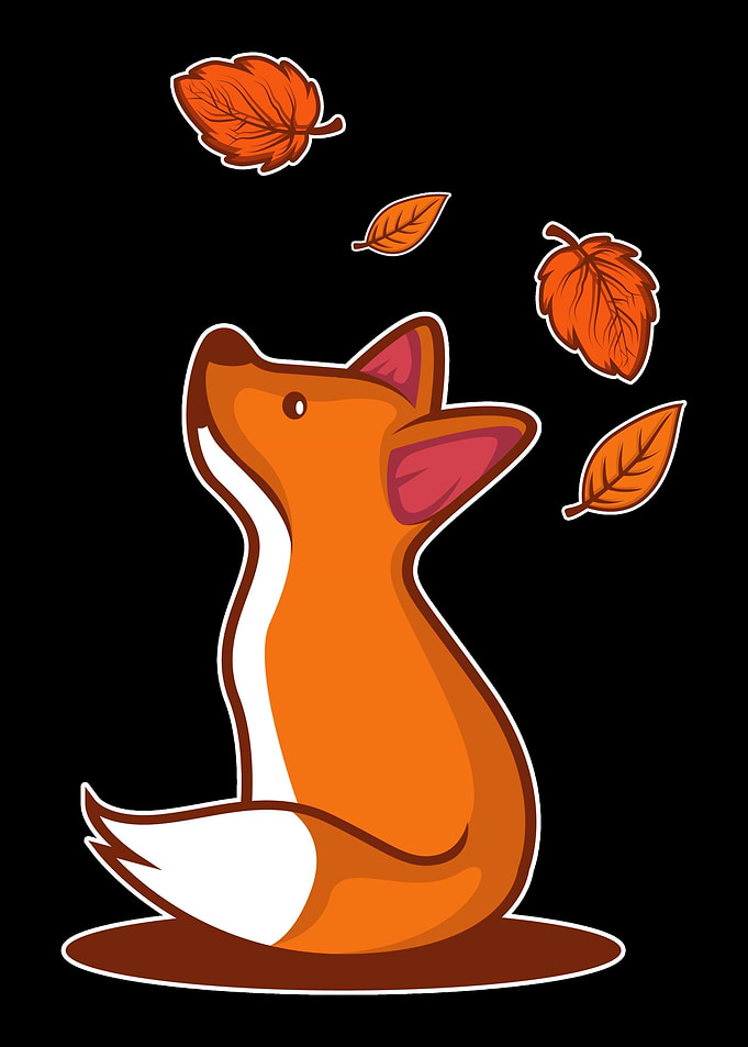Fox Leaf Nature Autumn Fan