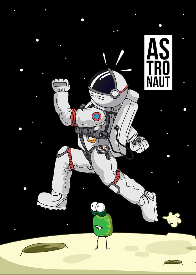 Astronaut and Space