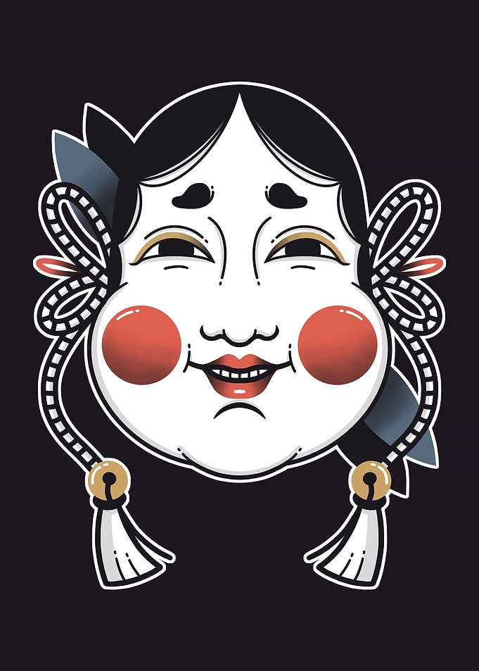 Okame tattoo