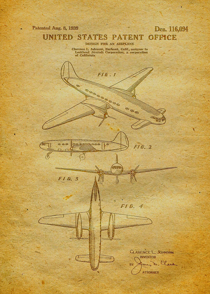 81 1939 Lockheed Airplane