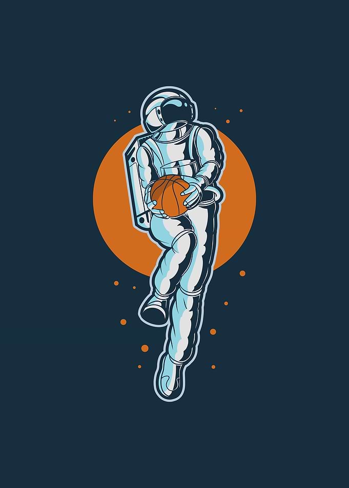 Astronaut and Space