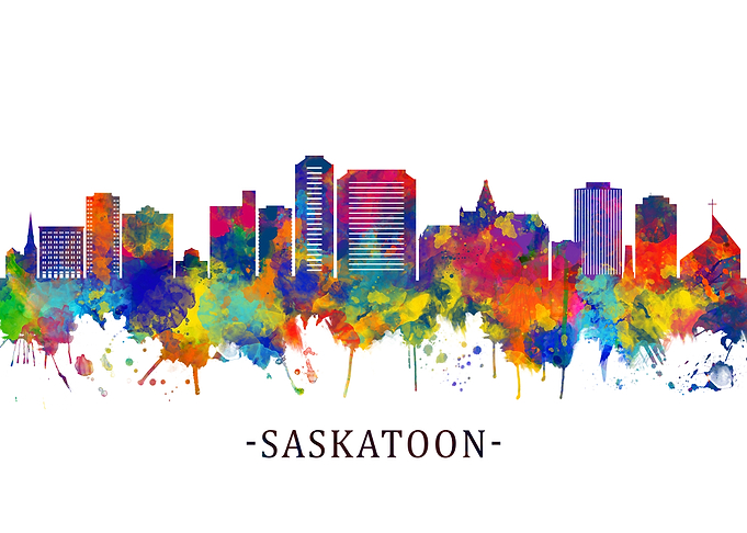 Saskatoon Canada Skyline