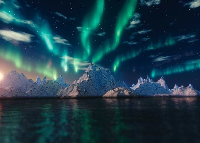 Northern lights Polarlight