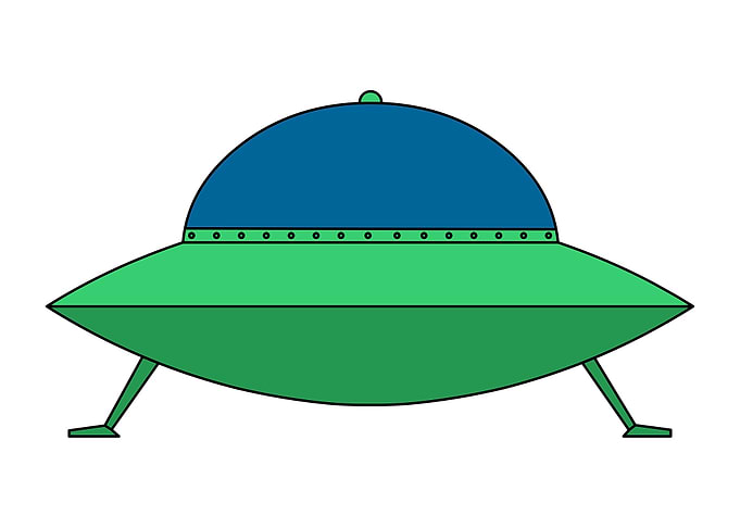 Spaceship landed