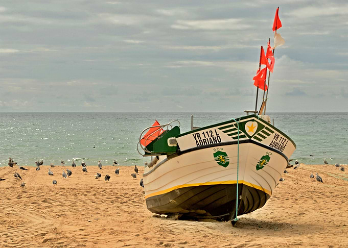 Fishingboat in Monte Gordo