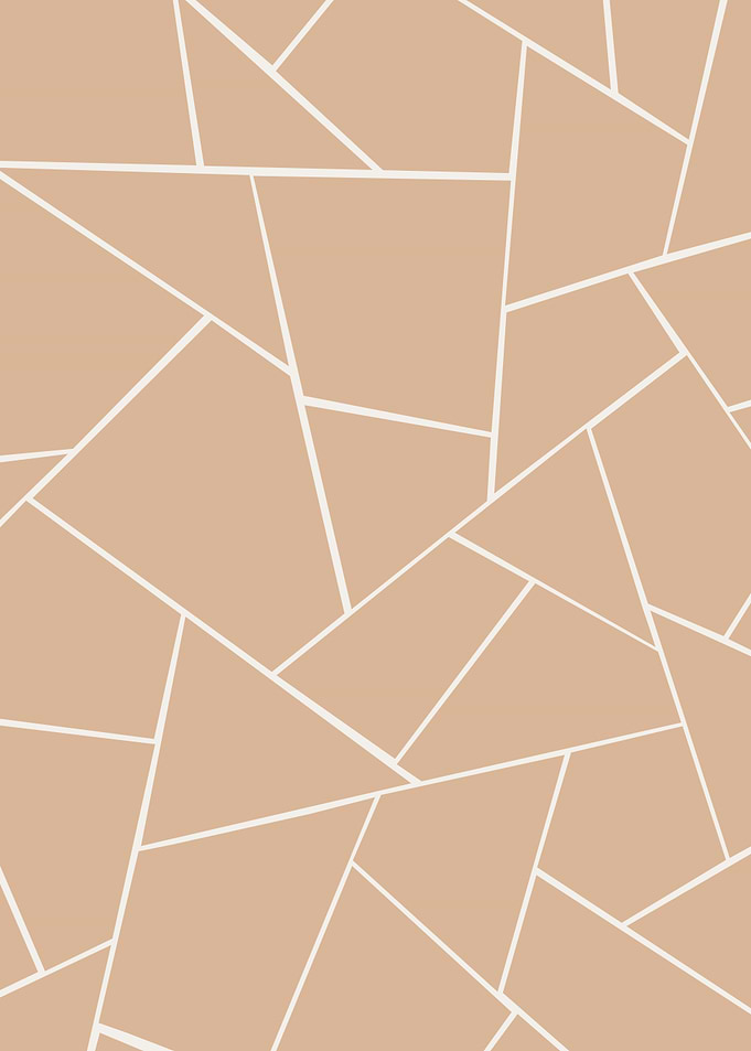 Warm Beige Geometric Glam