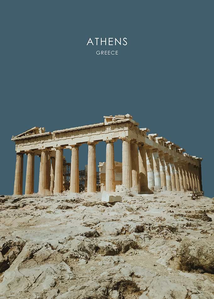 Athens Acropolis Artwork