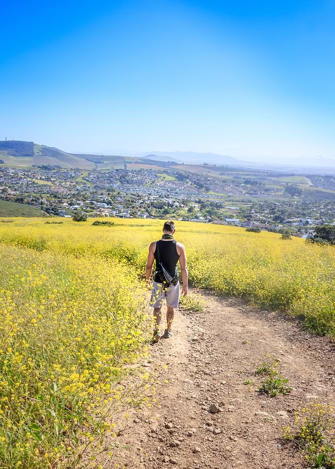 Man on a journey