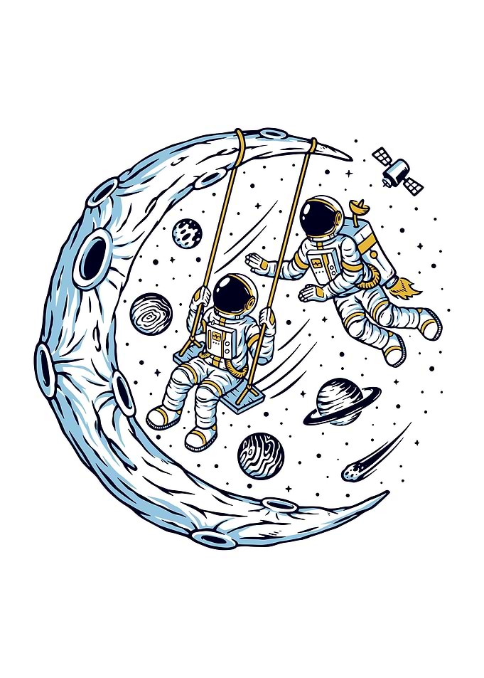 Astronaut and Space
