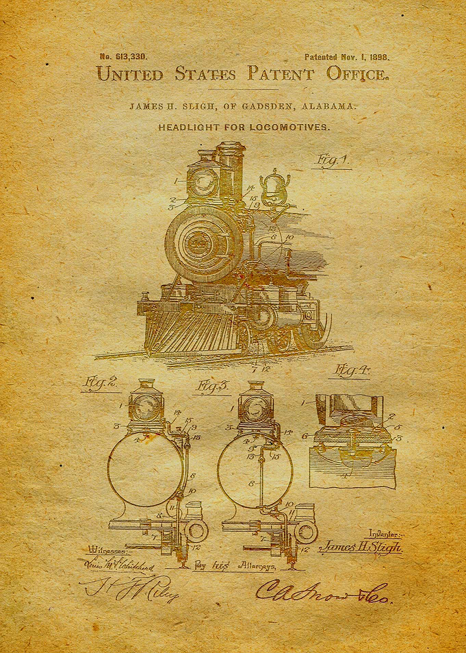 17 Locomotive Headlight P