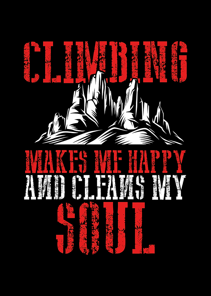 Climbing makes me happy