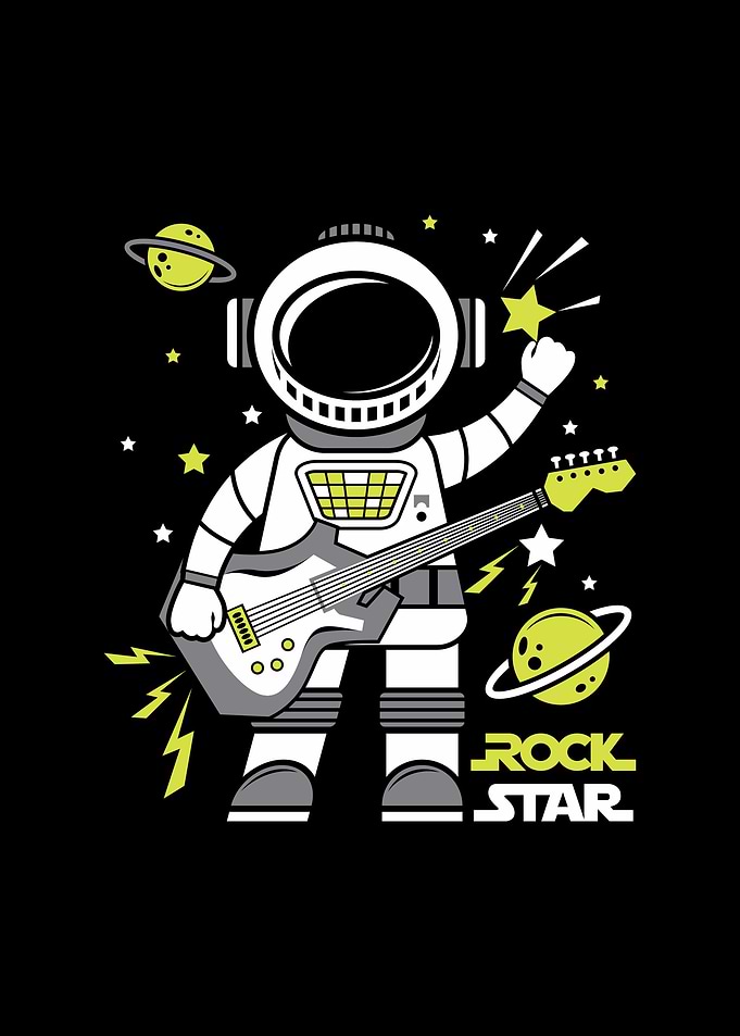 Astronaut and Space