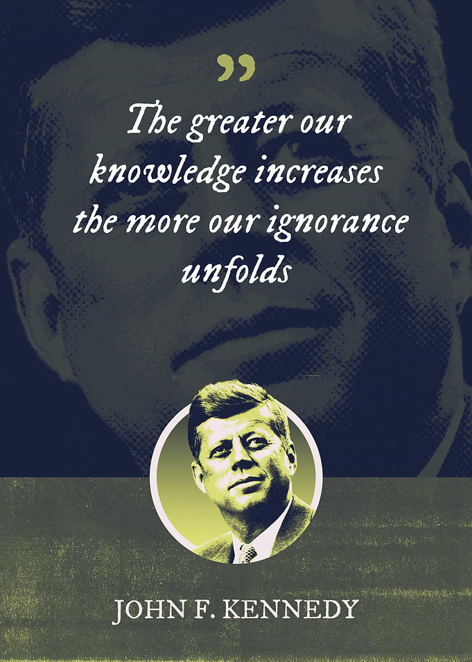 The greater our knowledge