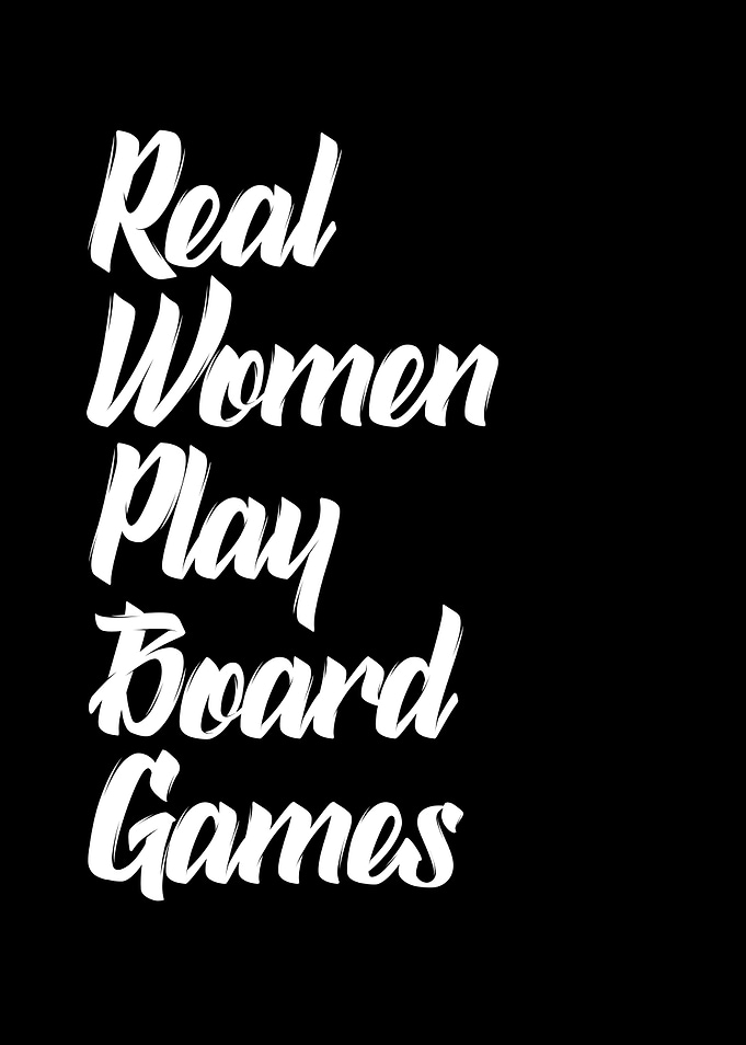 real women play boardgames