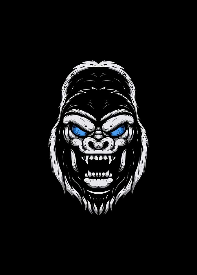Blue Eyes Gorilla