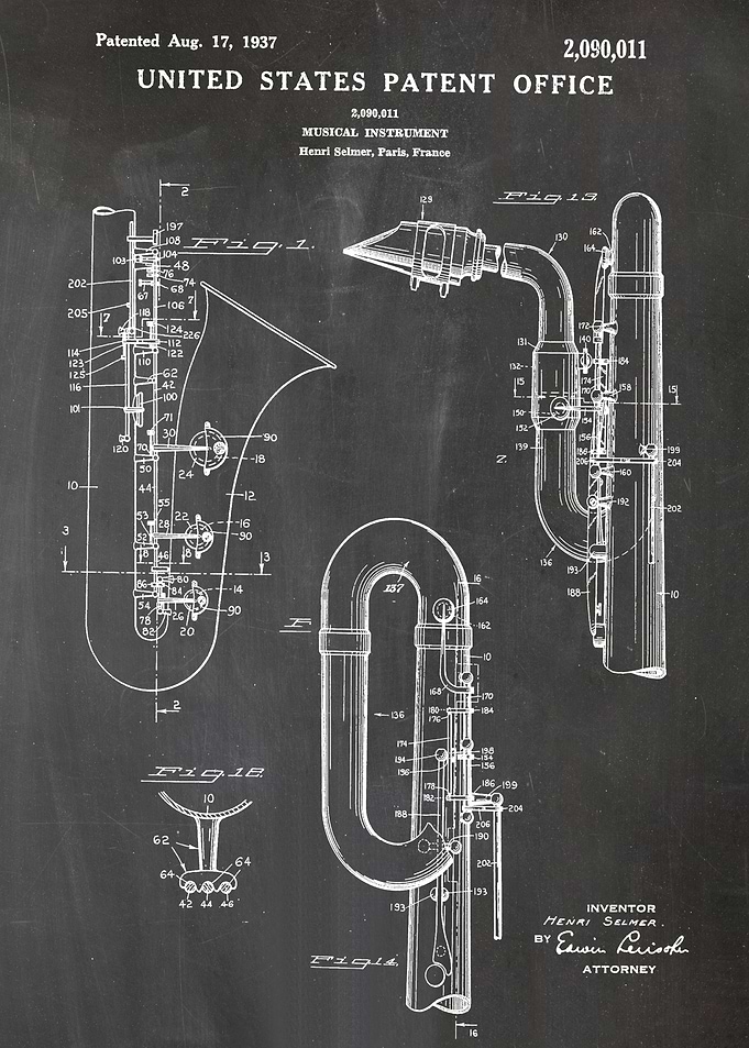 2 Saxophone Patent