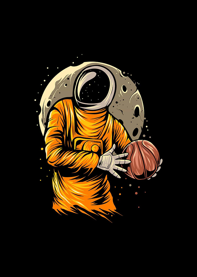 Astronaut and Space