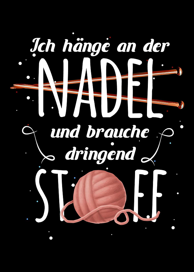 Spruch zum Stricken