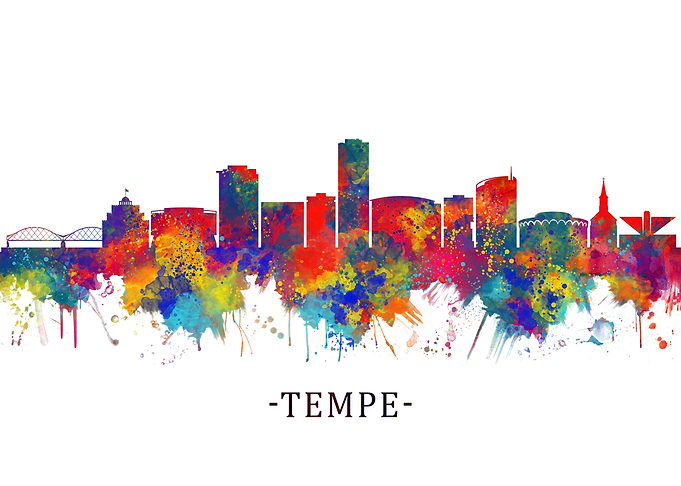 Tempe Arizona Skyline