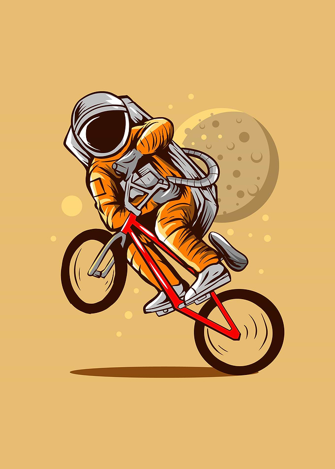 Astronaut and Space