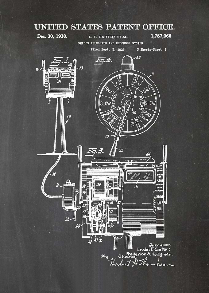 12 Ship Telegraph Patent