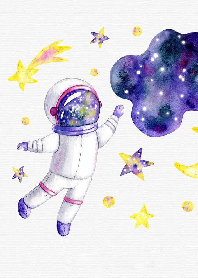 Astronaut and Space