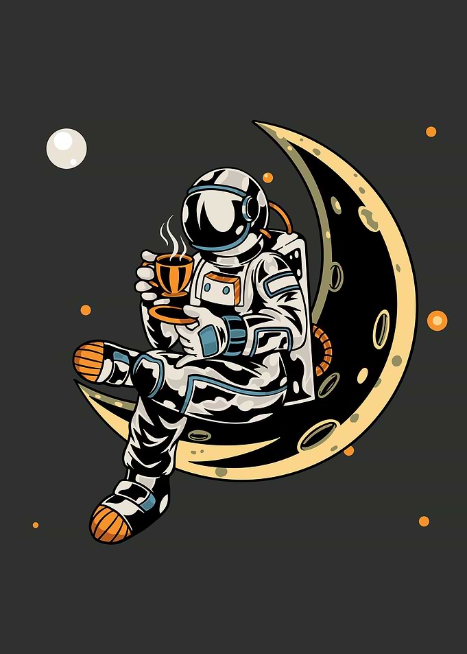 Astronaut and Space