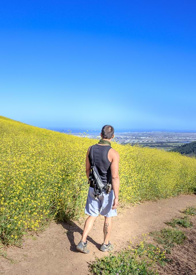 Man on a journey