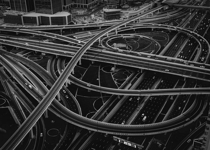 Dubai Black and White