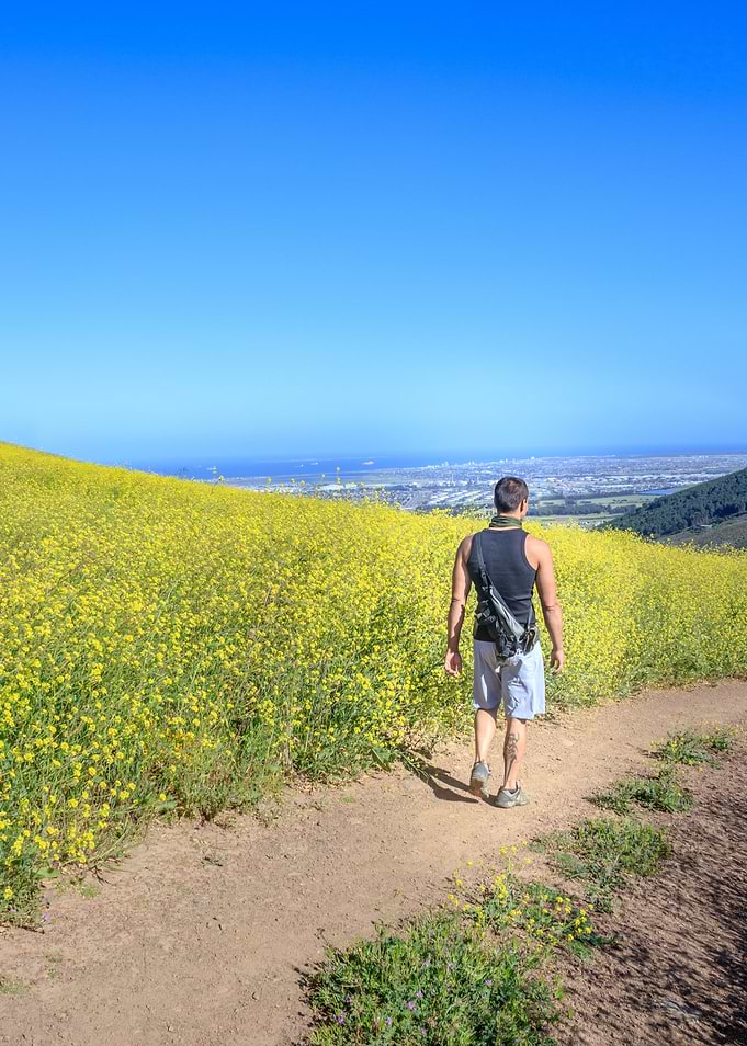 Man on a journey