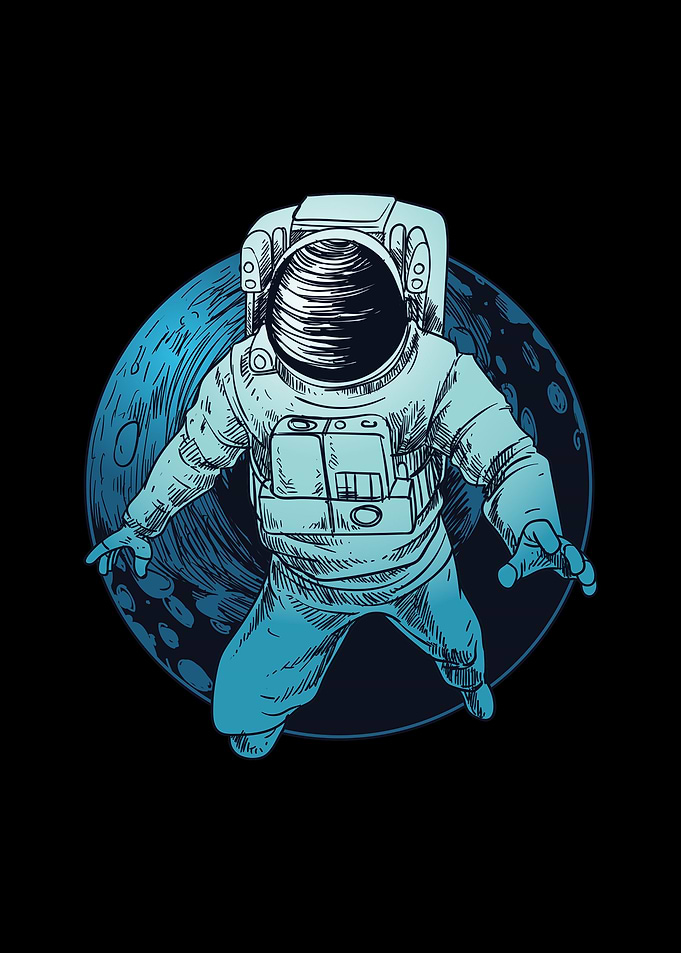 Astronaut and Space