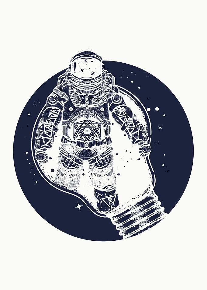Astronaut and Space